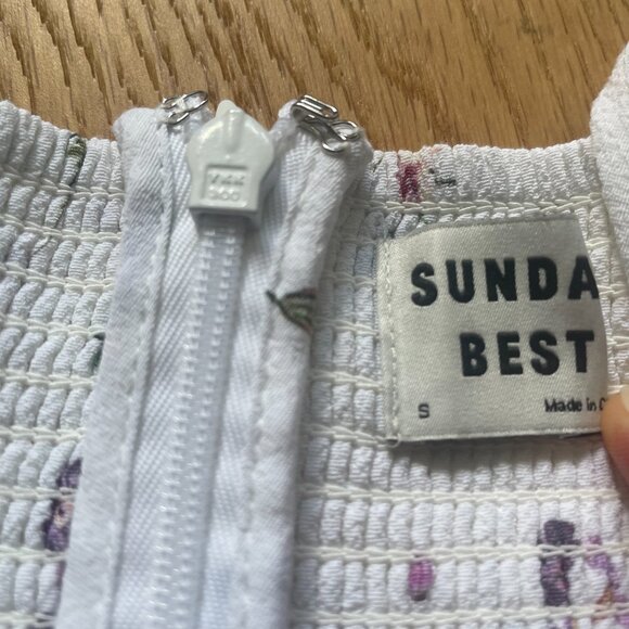 Aritzia Sunday Best Delilah Mini Dress Size Small - Picture 7 of 7